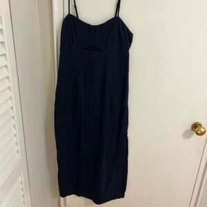 Abercrombie linen midi dress
